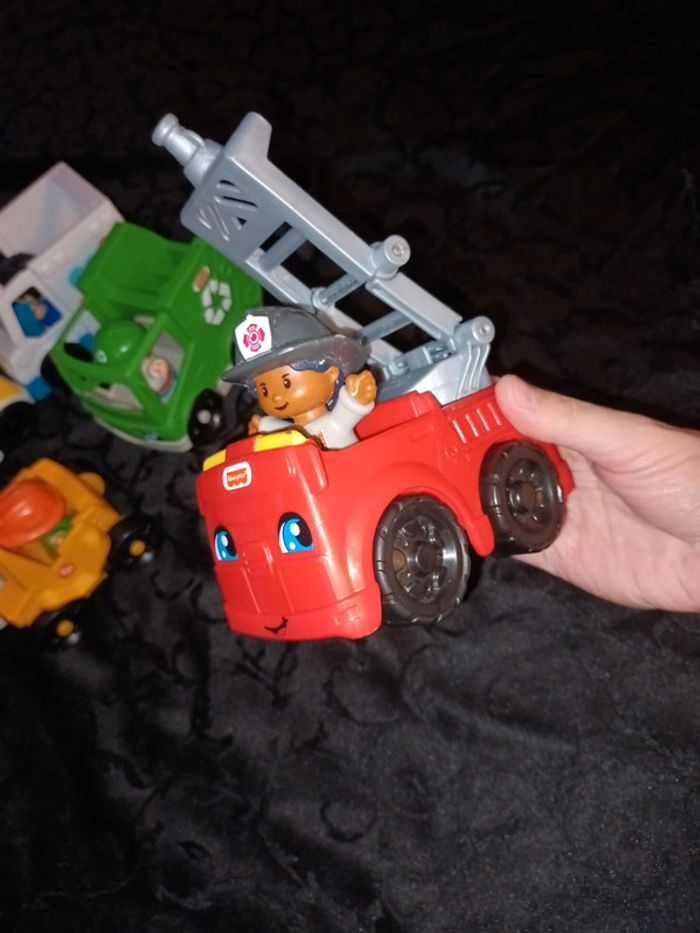 Figurines little people fisher price assistants de la ville - photo numéro 3