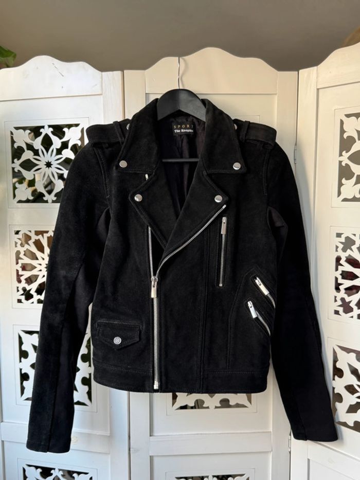 Perfecto Daim Noir Femme Veste Perfecto En Daim Doublure Imitation