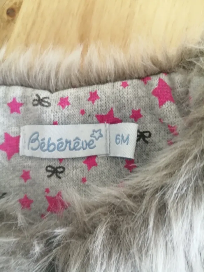 Gilet sans manche gris bébé rêve - photo numéro 6