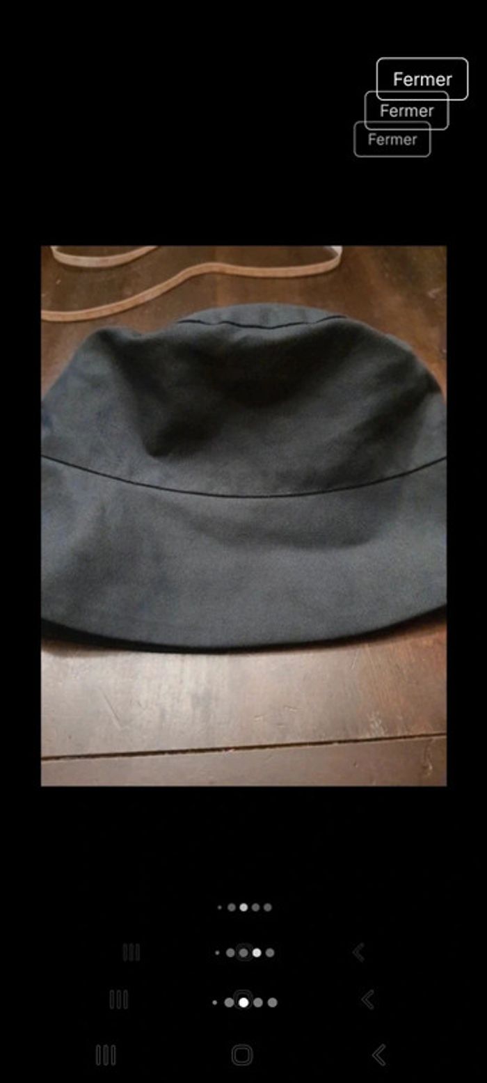 Jolie Chapeau femme noir Andres taille M 58cm - photo numéro 13