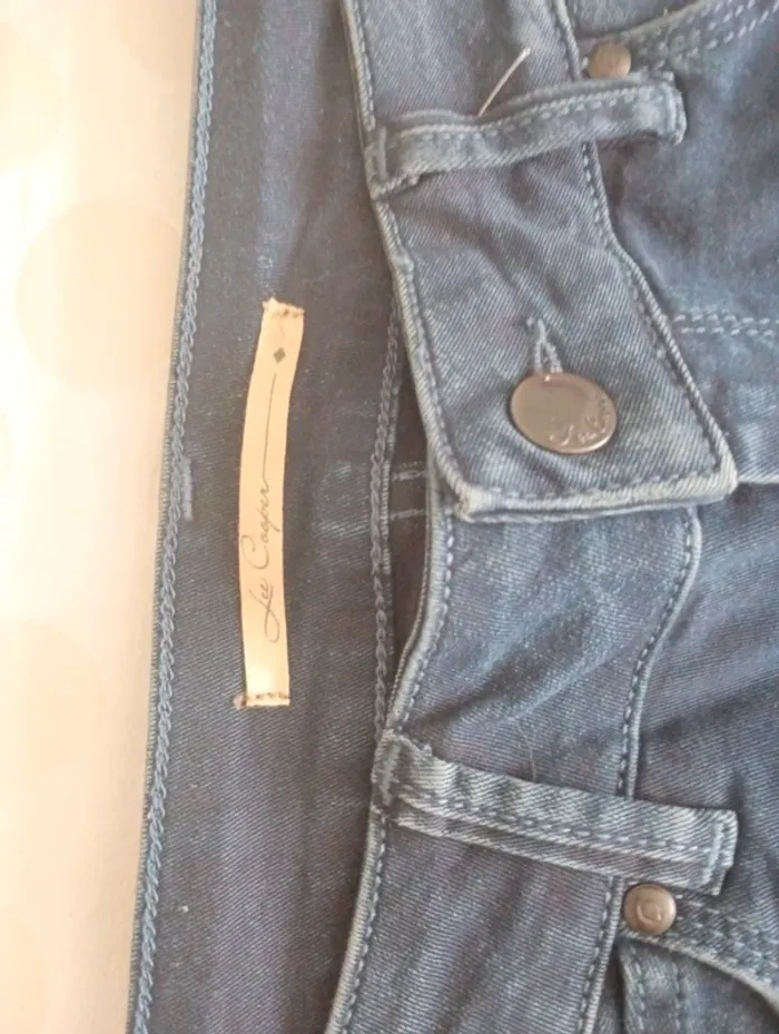 Pantalon jeans femme Lee Cooper taille 38 coupe évasée pattes d' éléphants bootcut - photo numéro 6