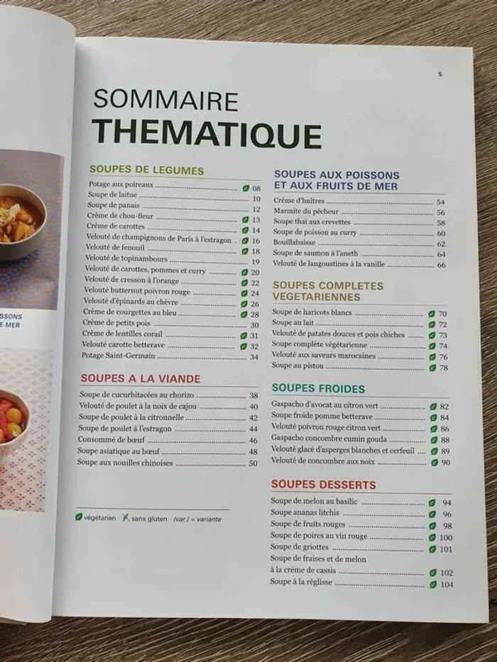 Livre de recettes pour Thermomix Les Soupes - photo numéro 3