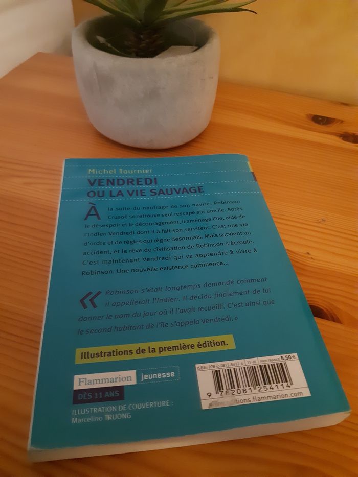 Livre vendredi ou la vie sauvage de Michel Tournier - photo numéro 2