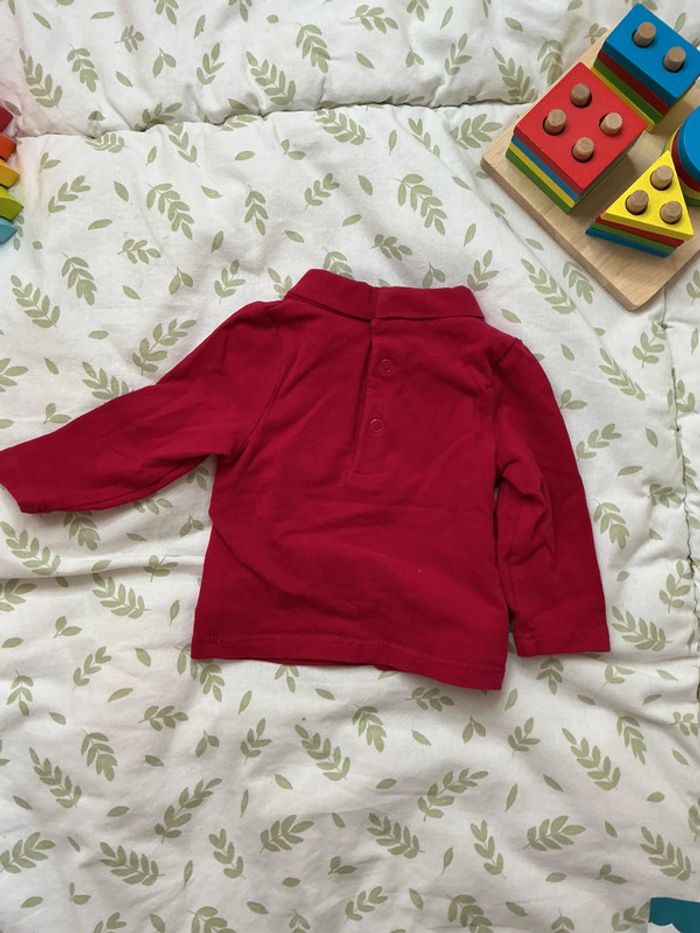 sous pull col roulé rose obaibi 1 mois - photo numéro 7