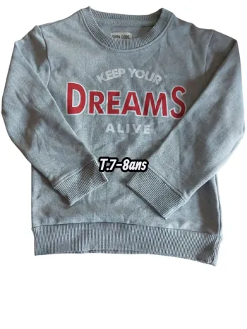 Sweat enfant T. 7 - 8 ans neuf
