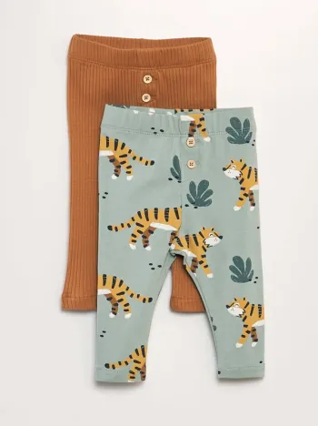 Lot 2 leggings 6 mois