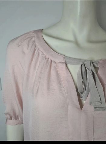 Blouse rose perlé 36