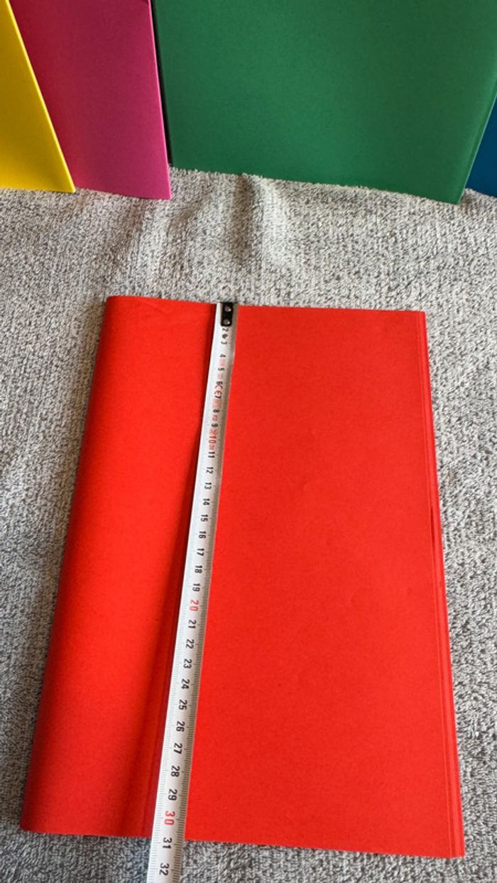 Ensemble de 9 sous chemises Rouge - photo numéro 3
