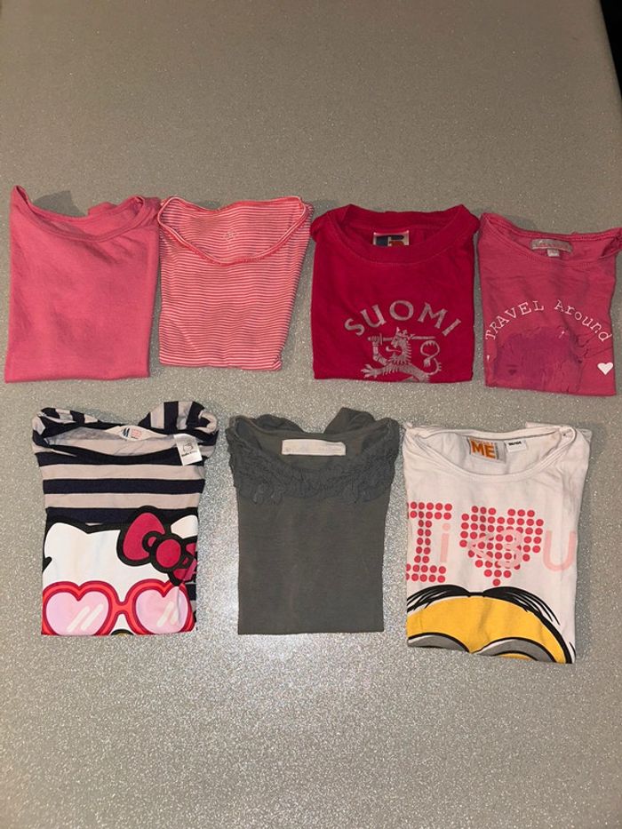Lot de 7 t-shirt 3-4 ans - photo numéro 2