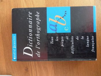dictionnaire de l'orthographe