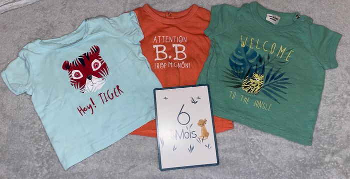 Lot tee shirt bébé