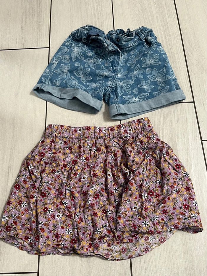 Lot short et jupe 8 ans