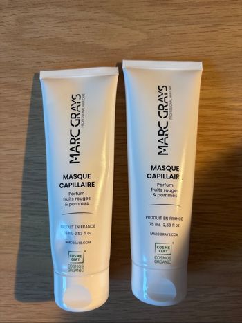 Duo Masques Capillaires Marc Grays – Fruits Rouges & Pommes