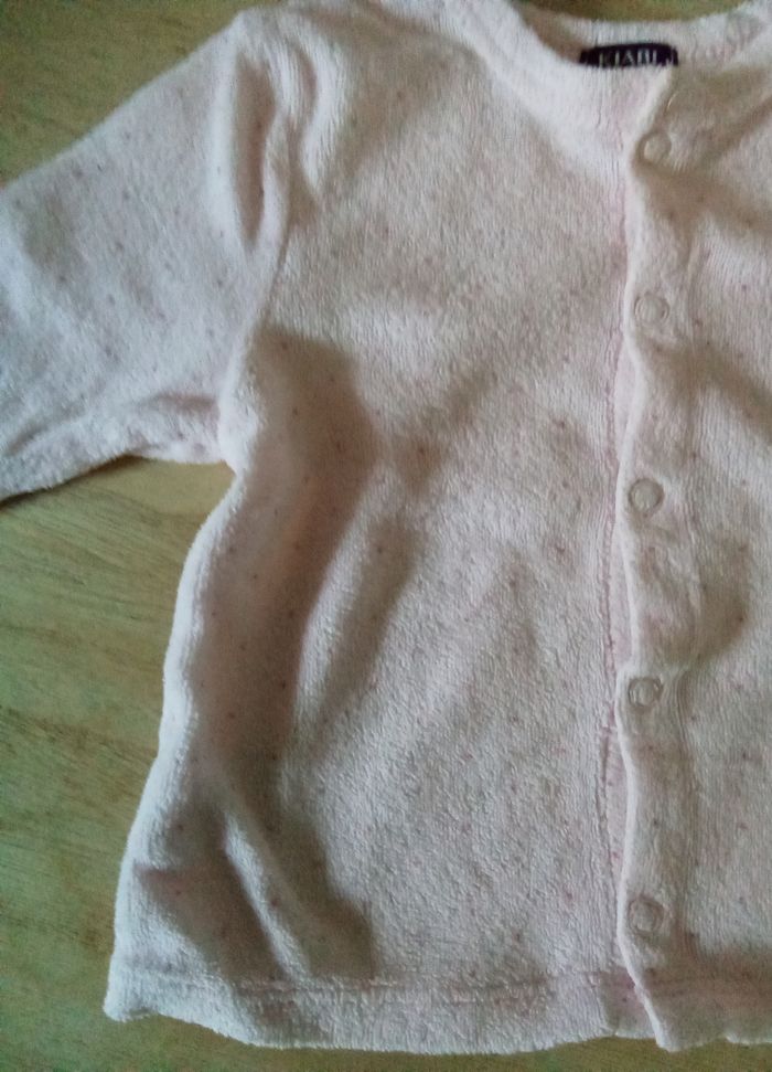 Babygro 2 pièces en velours Kiabi 3 mois - photo numéro 5