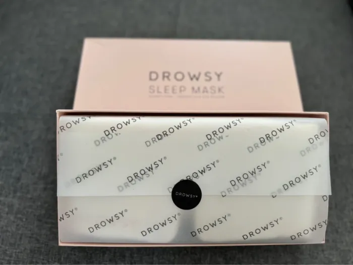 Masque de sommeil en soie Drowsy « Sunset Pink » - photo numéro 2