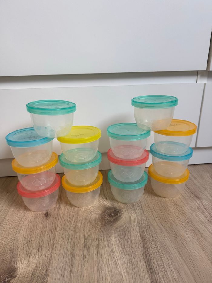 Lot pots de conservation bébé