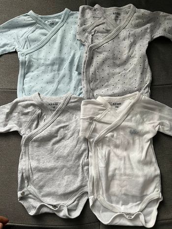 4 bodys mixte ML 1 mois