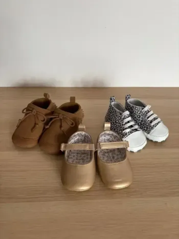 Lot 3 paires Chaussures bébé