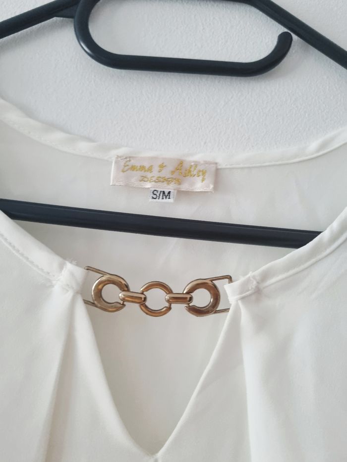 Blouse blanc manche longue - photo numéro 2