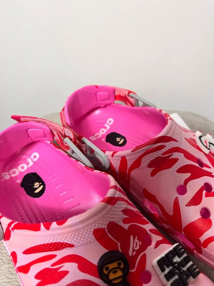 Crocs Bape a bathing ape roses 40 - photo numéro 3