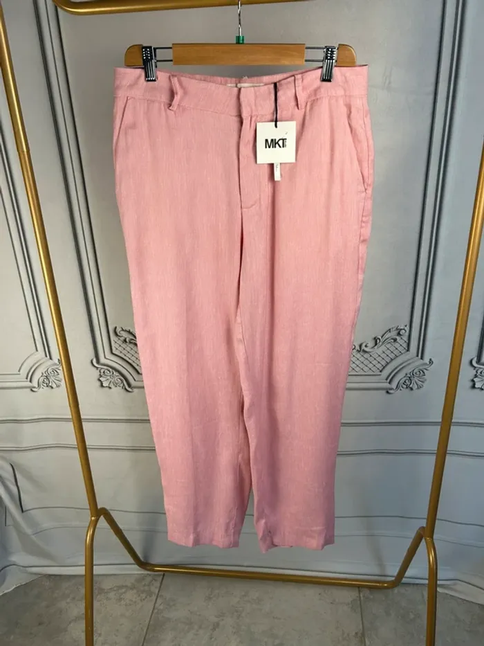 Pantalon large fluide Rose MKT studio 40 neuf