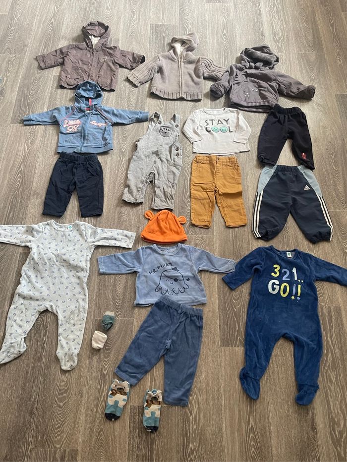 Lot vêtements garçon 6/9 mois