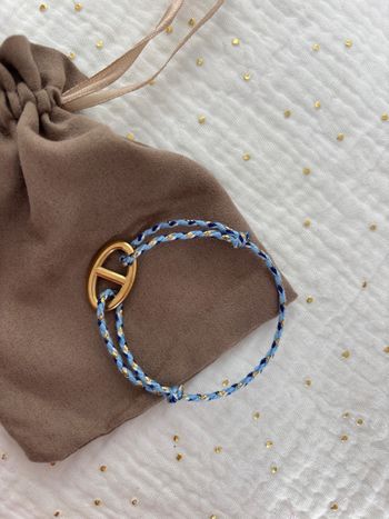 Bracelet maille marine acier inoxydable