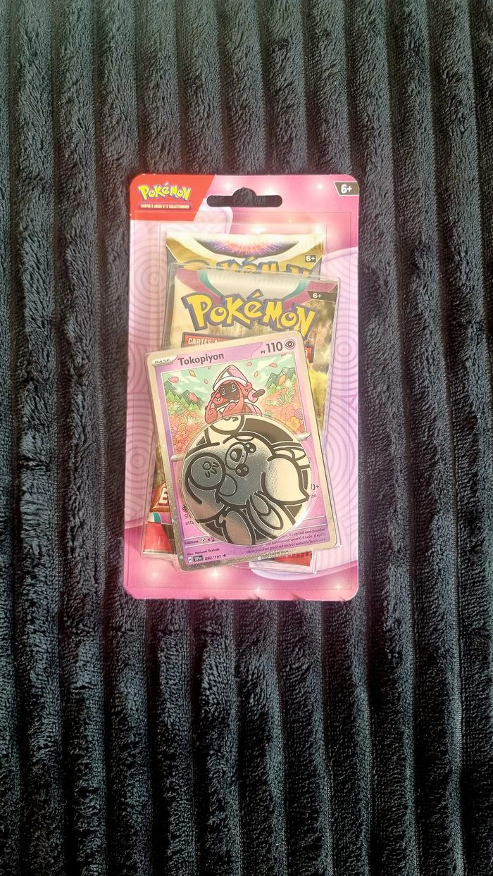 Pokémon Tripack Flamme Blanche, Foudre Noire & Duopack Tokopiyon EB11 – Neuf & État Parfait - photo numéro 5