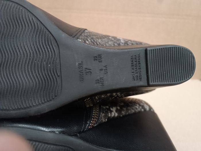 Bottines noires effet serpent Piccadilly taille 39 - photo numéro 6