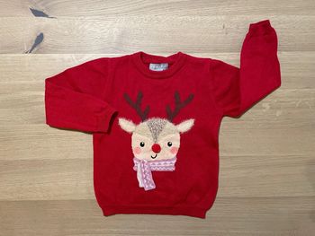 Pull léger rouge primark 18-24 mois