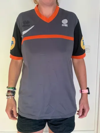 👩 T-shirt officiel arbitrage basketball – Errea – T.L