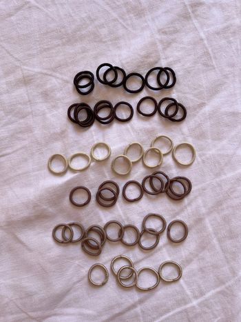 Lot élastique cheveux