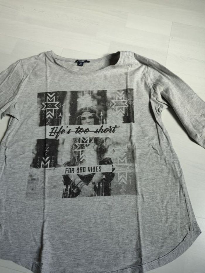 Tee shirt manches trois-quarts