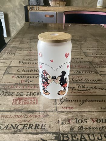 Gobelet Mickey avec paille