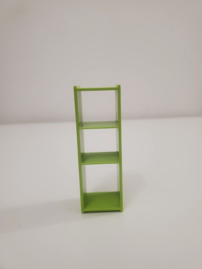 Playmobil Meuble chambre enfant, Une étagère, bibliothèque verte très bon état