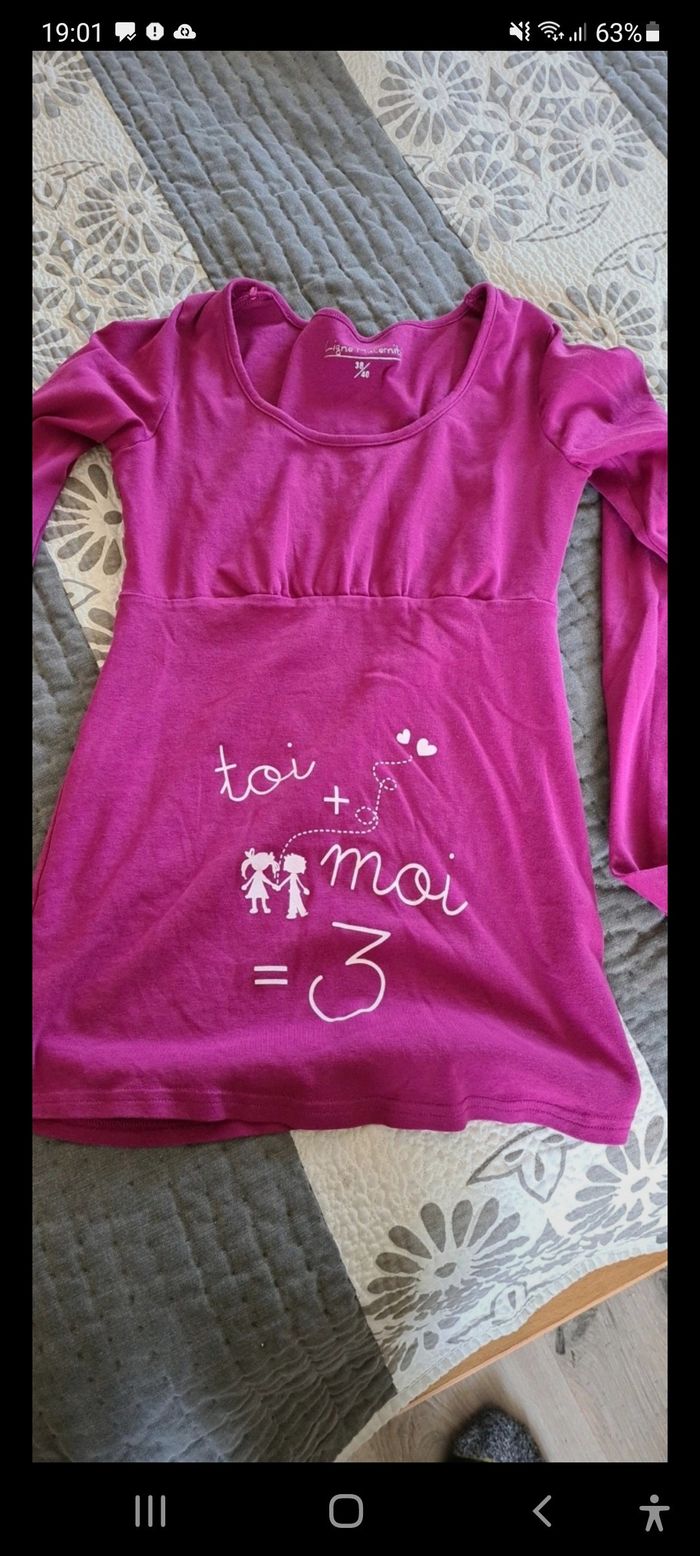 haut de grossese taille m