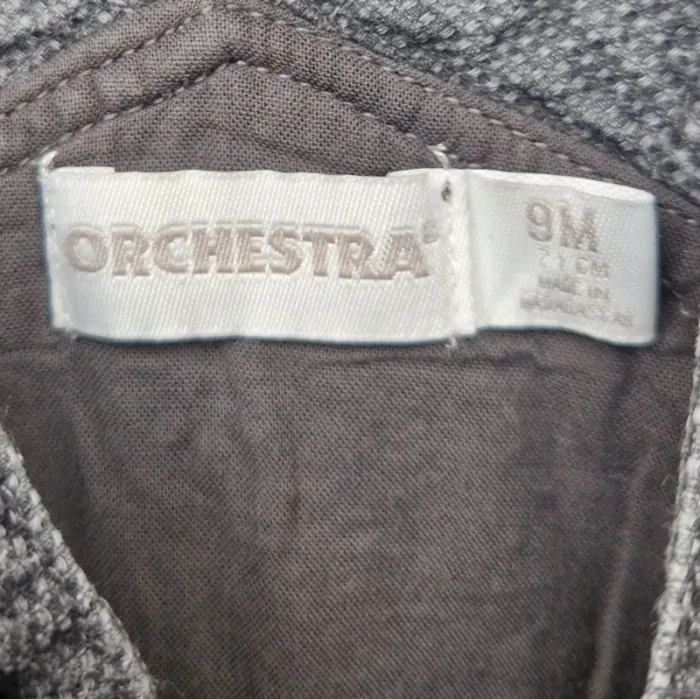 Superbe salopettes gris - Orchestra - Taille 9 mois - photo numéro 4