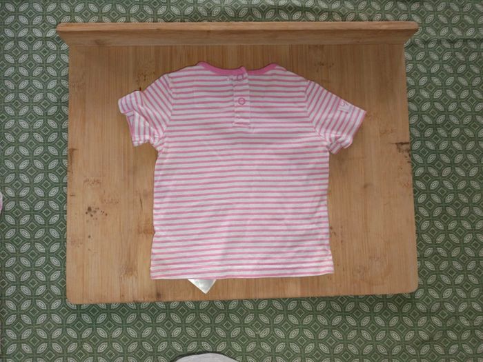 2 t shirt Disney fille 0/3m - photo numéro 4
