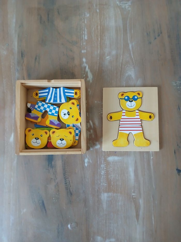 Puzzle mon ourson à habiller - photo numéro 2