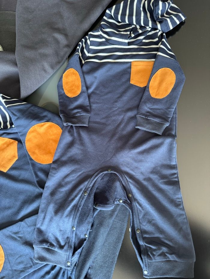 Tenue/pyjama sweat à capuche assortis bébé maman - photo numéro 4