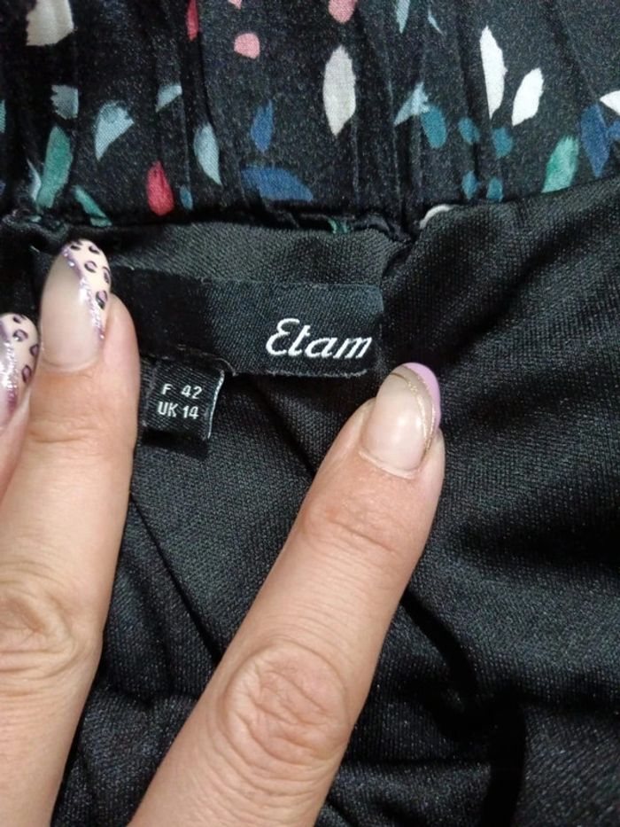 C54 jupe imprimé Etam 42 - photo numéro 3
