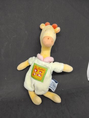Doudou Moulin Roty Girafe Les Loustics 17 Cm Grelot Hochet  #geektradedoudou
