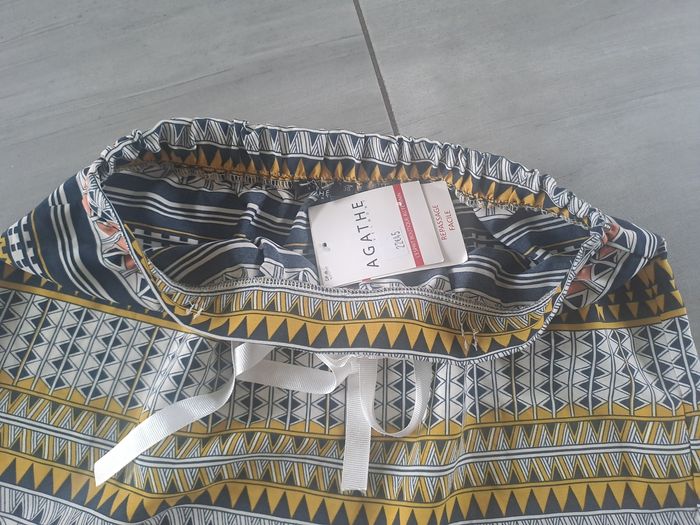 Jupe courte Multicolore Neuve Agathe Velmont Taille 38 - photo numéro 5