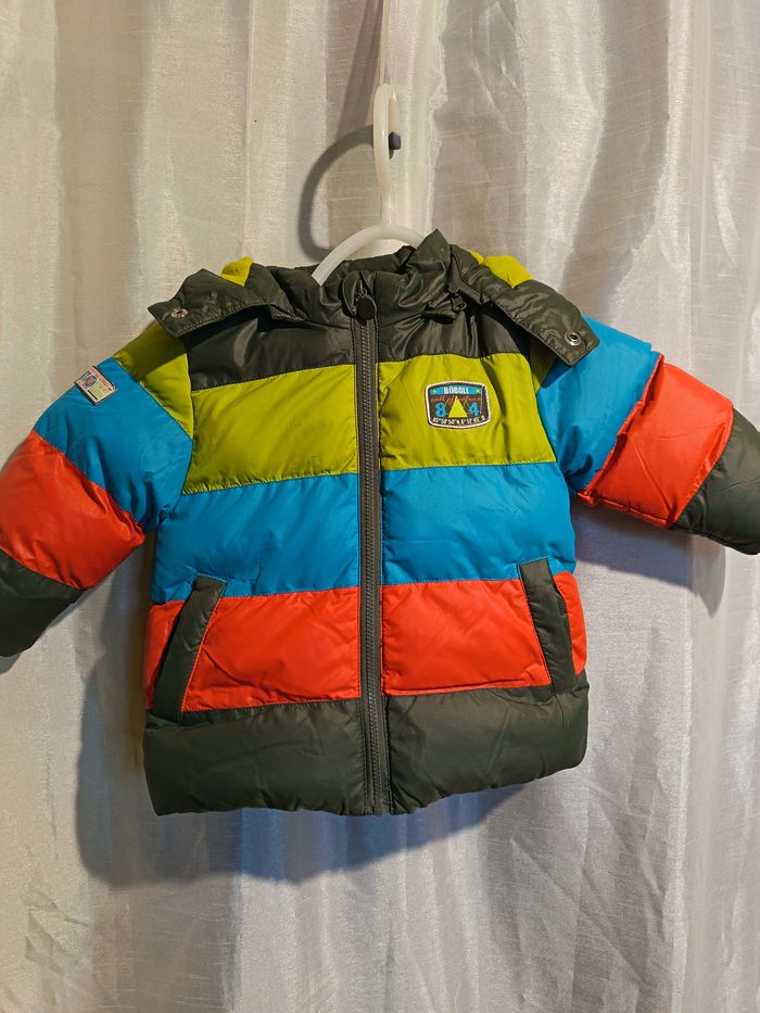 blouson multicolore de Boboli 1 an réf 17 P