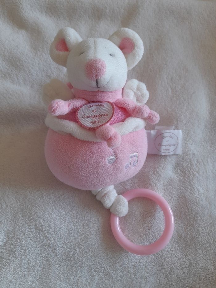 Peluche boîte à musique souris de Doudou et Compagnie - photo numéro 2