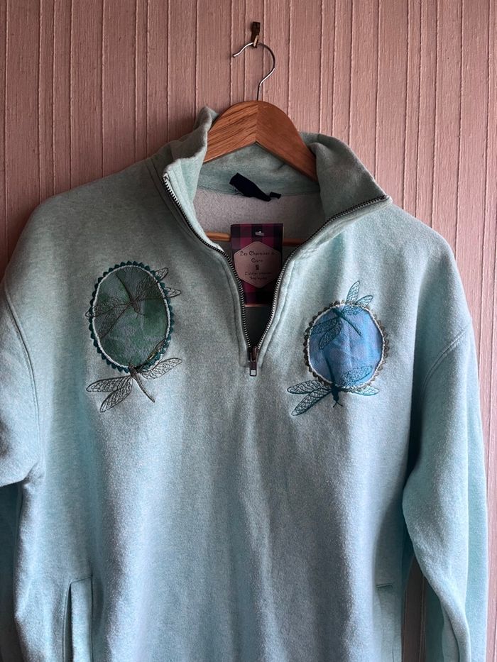 Sweat camionneur upcycling friperie - TU - photo numéro 2