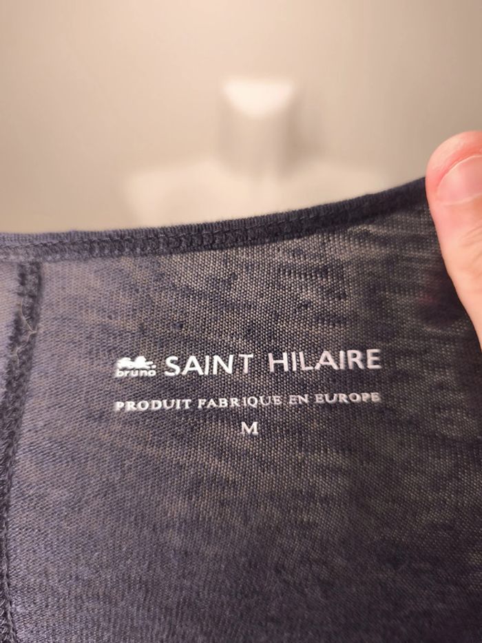 T-shirt Bruno Saint-Hilaire Femme Taille M Bleu foncé - photo numéro 5