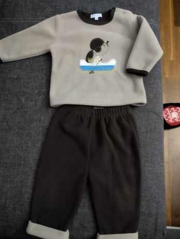 Ensemble bébé garçon polaire