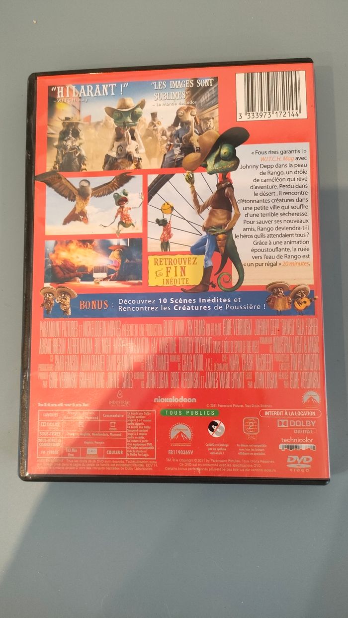 DVD Rango - photo numéro 2
