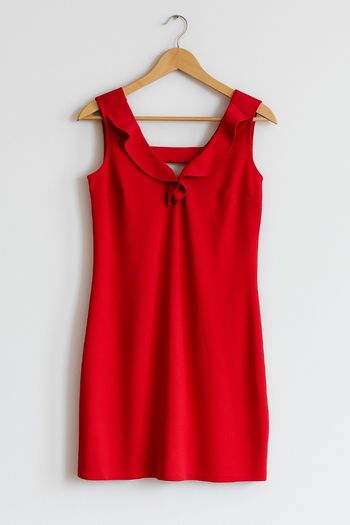 Robe rouge Cache-Cache 👗